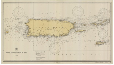 Nautical Charts of the Atlantic Coast - Big Area
