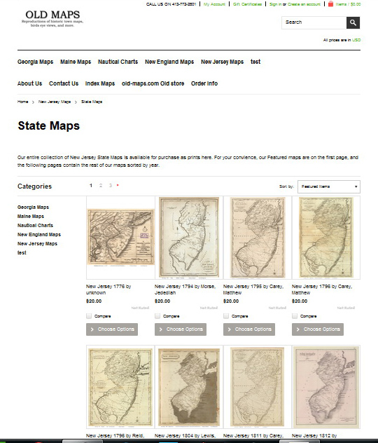 State Maps of New Jersey