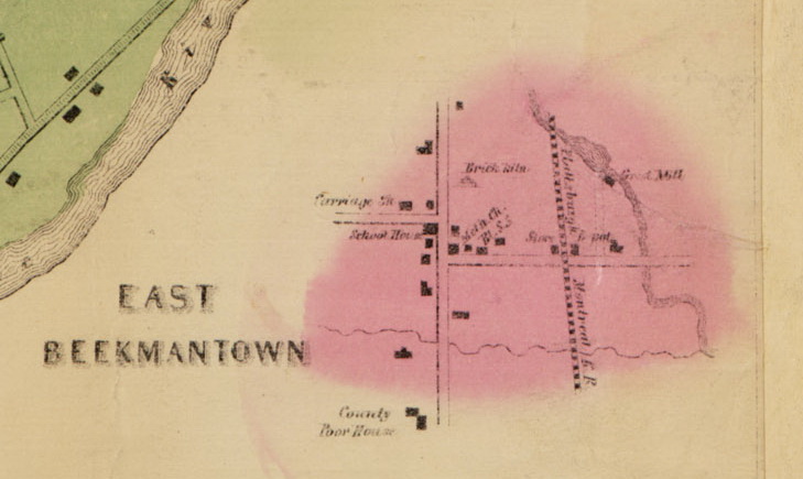 East Beekmantown Village Detail
