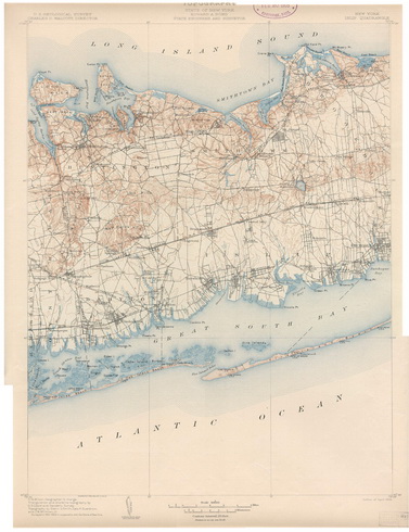 USGS Quadrangle reprints - Long Island New York