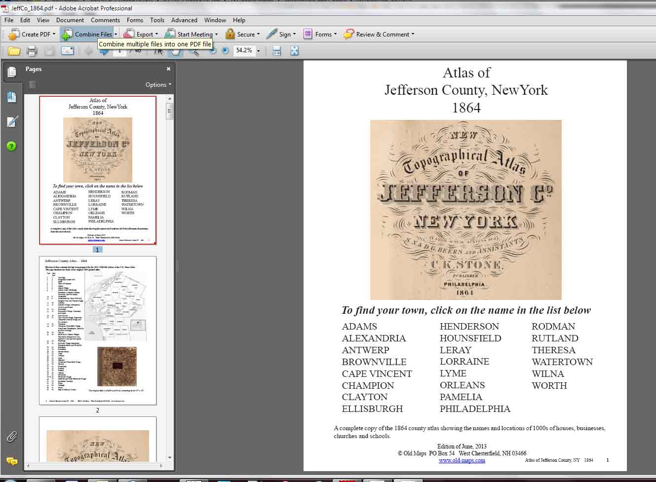 Opening Page