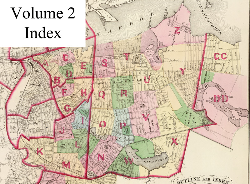 1875 Providence RI Atlas - Index 2