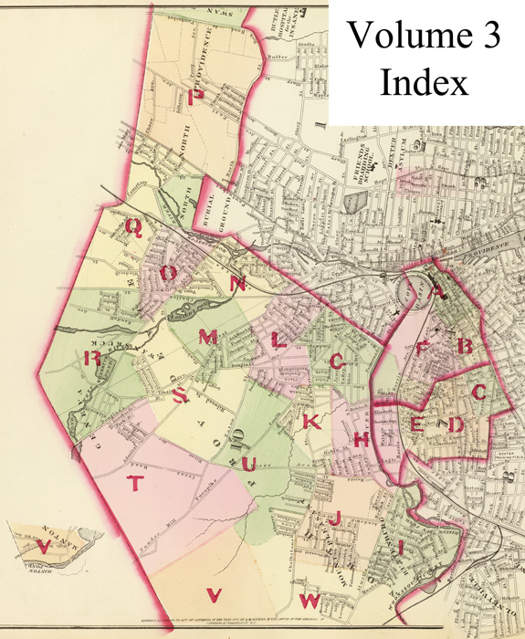 1875 Providence RI Atlas - Index 3