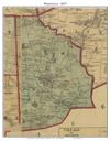 Town Map of Litchfield County CT 1859