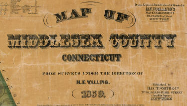 middlesex county cartouche