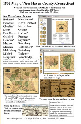  New Haven County CT CDROM
