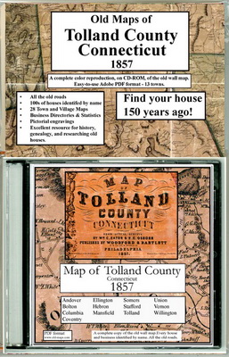 Tolland County CT CDROM
