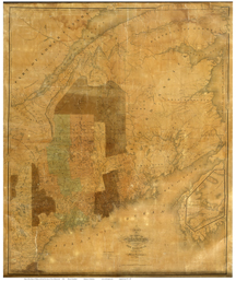 Old State Map of Maine - 1846 Greefleaf