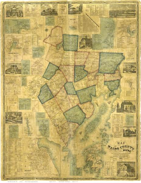 Waldo County ME 1859
