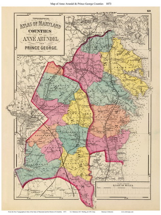 1873 Atlas of Maryland