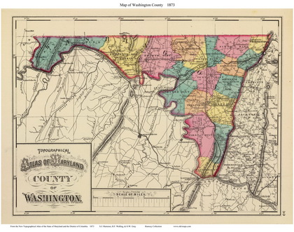 1873 Maryland Atlas - Washington County