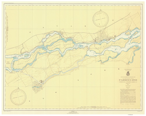 Chart 11b - St. Regis to Richards Landing 1946