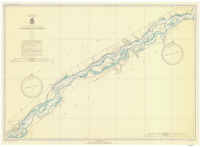 Chart 12a - Croil Island to Leishman Point 1937