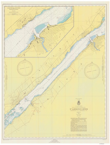 Chart 14 - Ogdensburg to Brockville 1949