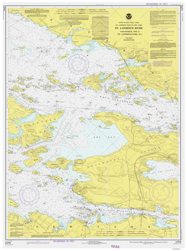 Chart 116 - Gananoque Ontario to St Lawrence Park NY