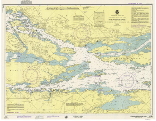 Chart 115 - Ironsides Island NY to Bingham Island Ontario