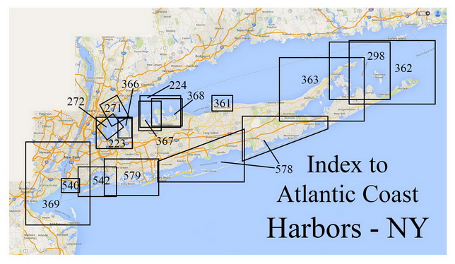 Index to Long Island Harbor Charts