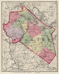 Old NH County Maps - 1877 Comstock & Cline Atlas