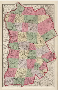Old Map of Grafton Co NH, 1877
