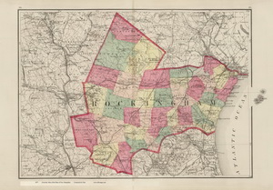 Old Map of Rockingham Co NH, 1877