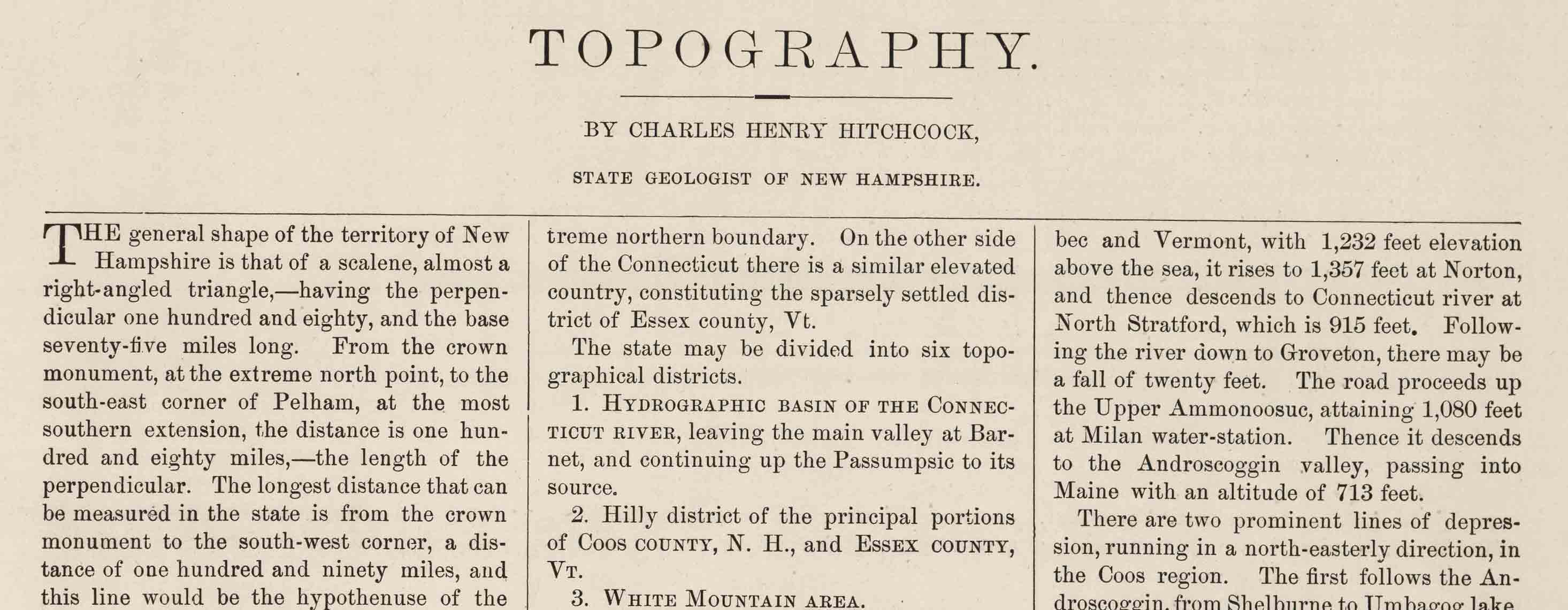 1877 Comstock & Cline Atlas of NH - Text & Business Notices