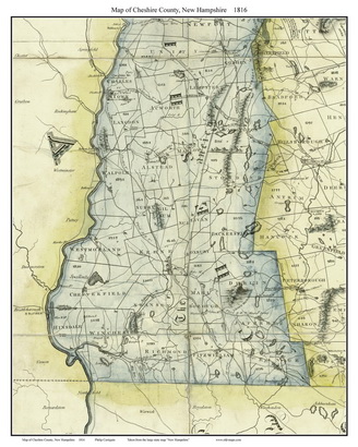 1816 Carrigain County Print