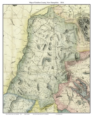 1816 Carrigain County Print