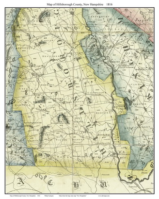 1816 Carrigain County Print