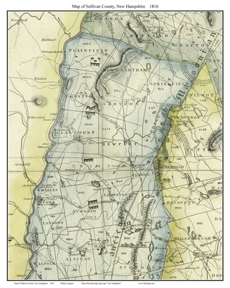 1816 Carrigain County Print