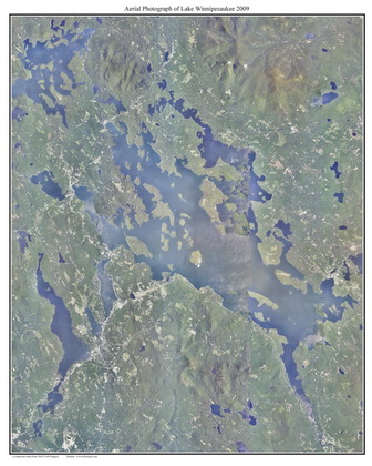2009 Aerial Photograph of Lake Winnipesaukee