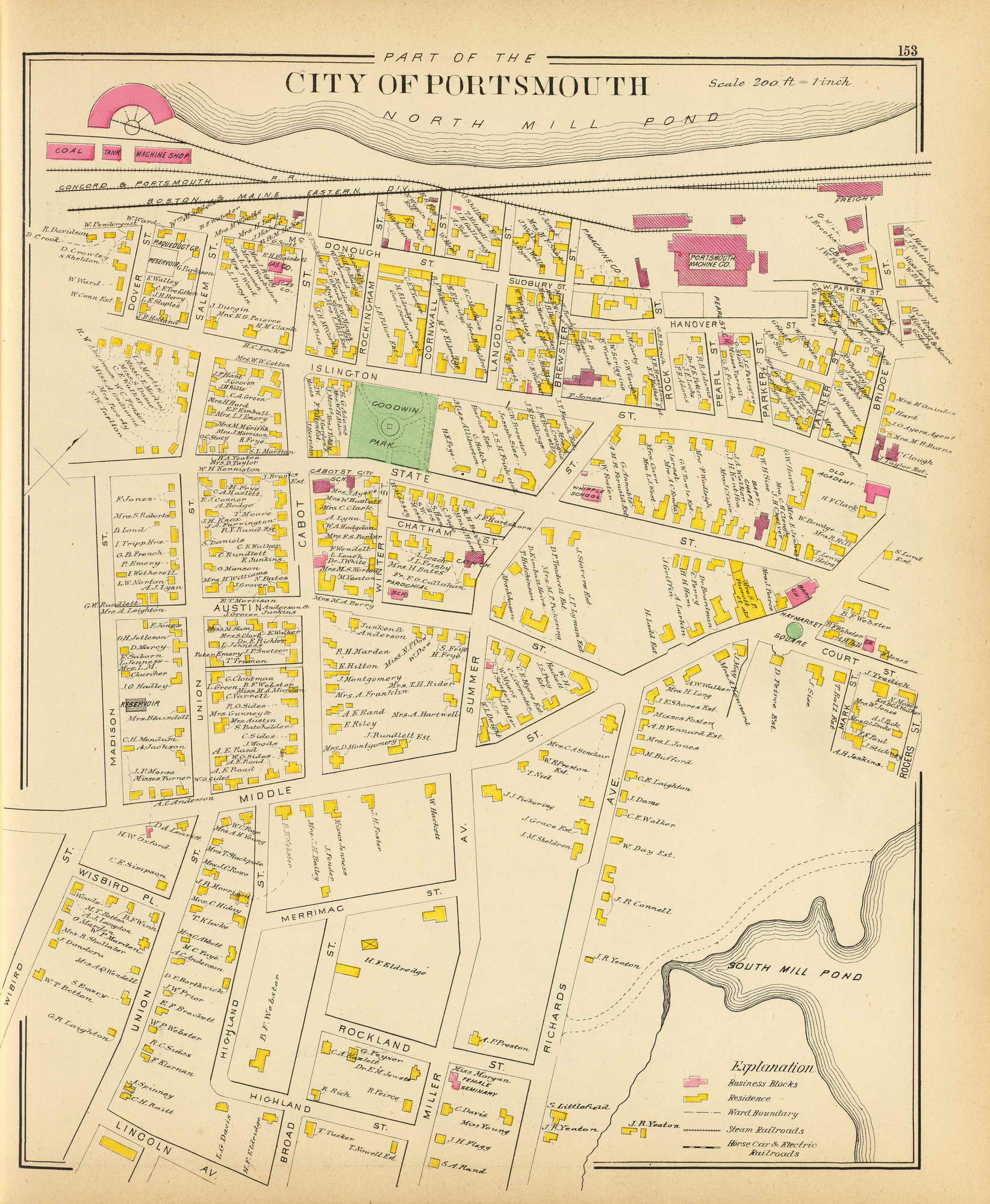 Old Maps of NH - 1892 D.H. Hurd Atlas