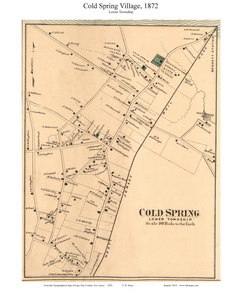 Town Map of Cape May County NJ, 1872