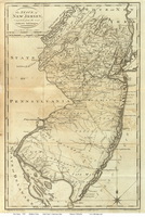 Old State Map of New Jersey - 1795 Carey