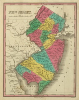 Old State Map of New Jersey - 1831 Finley