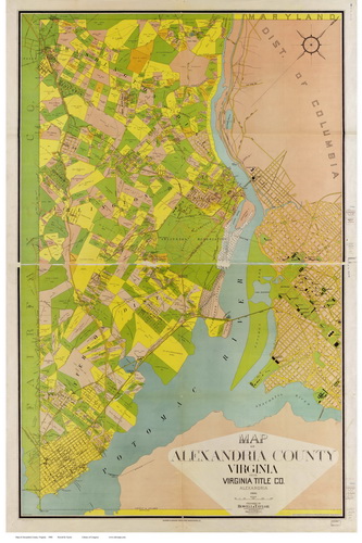 Anne Arundel County Wall Map 1860