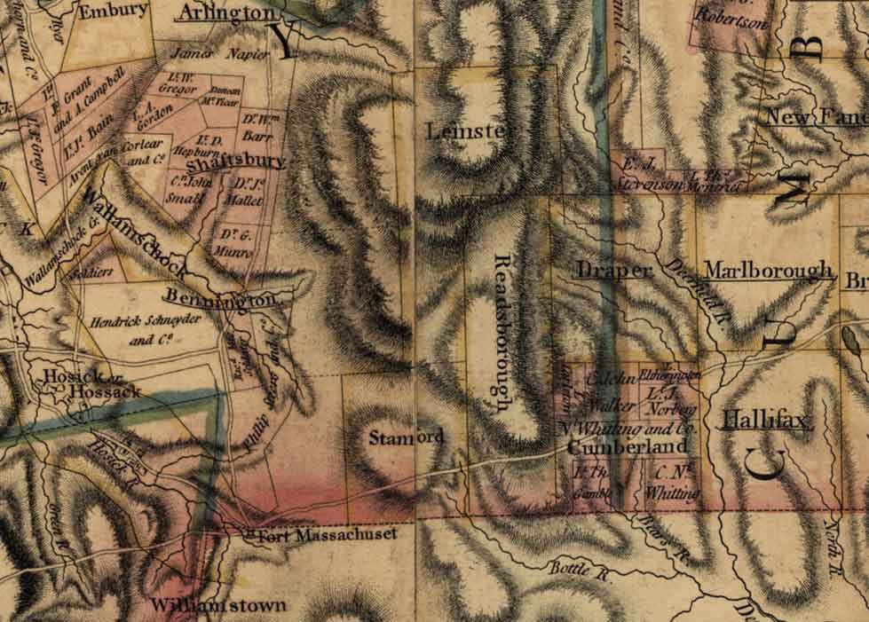 1779 Sauthier State map detail